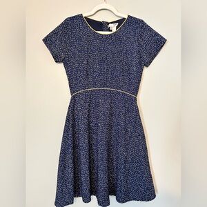 Yumi Nordic dash dress- size small/6. Skater, fit and flare, a line, romantic